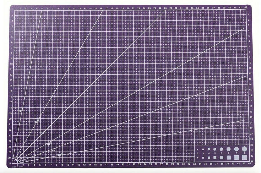 Grid-Line Cutting Mat