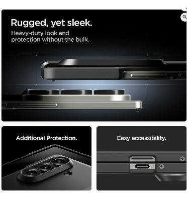 SAMSUNG GALAXY Z FOLD 7 PREMIUM TOUGH ARMOR PRO MAGSAFE CASE BLACK | SPIGEN