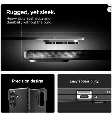 SAMSUNG GALAXY Z FOLD 7 PREMIUM SLIM ARMOR PRO MAGSAFE CASE BLACK | SPIGEN