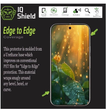 GOOGLE PIXEL 10 / 10 PRO PREMIUM CLEAR FILM SCREEN PROTECTOR 2PK | IQSHIELD
