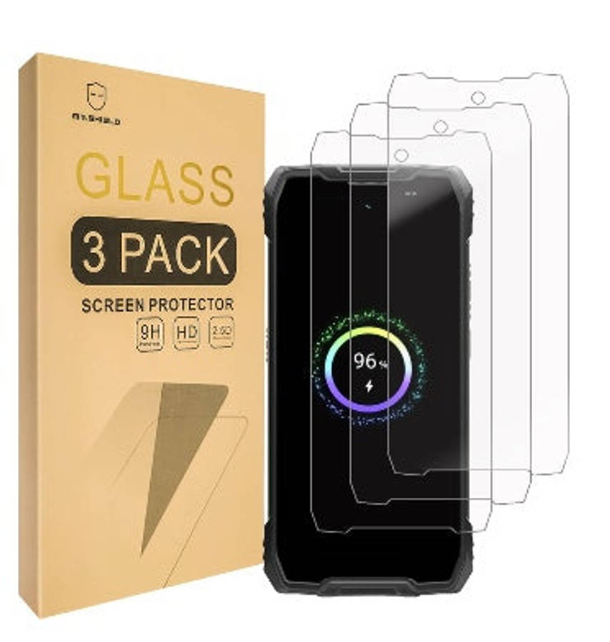 BLACKVIEW ROCK 2 PRO PREMIUM TEMPERED GLASS SCREEN PROTECTOR 3PK | MR SHIELD
