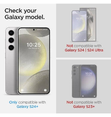 SAMSUNG GALAXY S24+ PREMIUM TEMPERED GLASS SCREEN PROTECTOR 2PK | SPIGEN