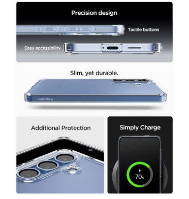 SAMSUNG GALAXY S25+ PREMIUM ULTRA HYBRID CRYSTAL CASE CLEAR | SPIGEN