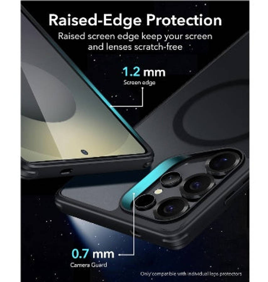 SAMSUNG GALAXY S25 ULTRA PREMIUM MAGSAFE CASE FROSTED BLACK | ESR