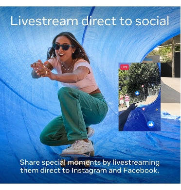 RAY-BAN META - WAYFARER SMART GLASSES STANDARD SHINY BLACK/GREEN