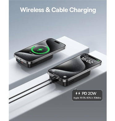 BASEUS MAGSAFE 10000MAH 20W PD WIRELESS MAGNETIC POWERBANK