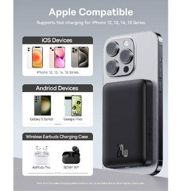 BASEUS MAGSAFE 10000MAH 20W PD WIRELESS MAGNETIC POWERBANK