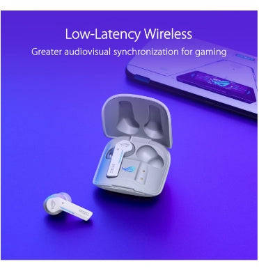 ASUS ROG CETRA WIRELESS NOISE CANCELLING GAMING EARBUDS GRAY