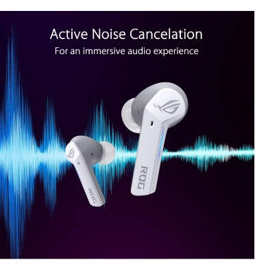 ASUS ROG CETRA WIRELESS NOISE CANCELLING GAMING EARBUDS GRAY
