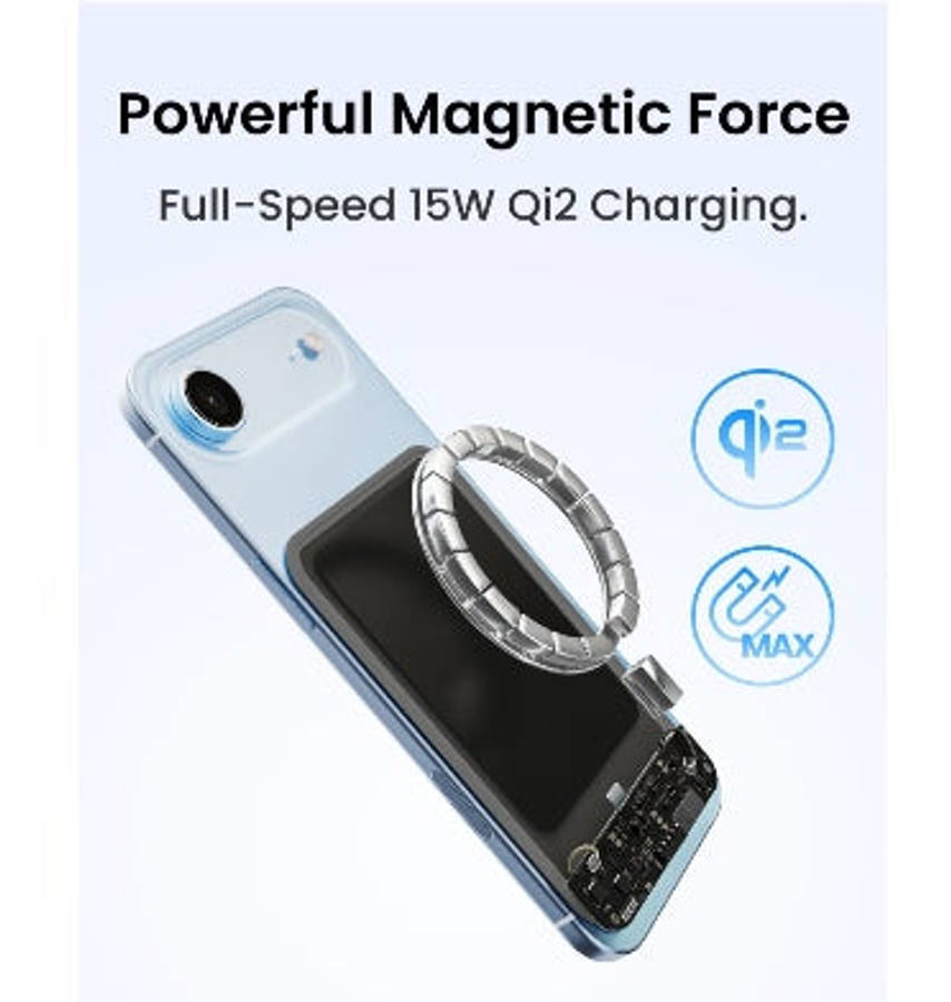 SHARGE AEROMAG 10K MAGSAFE POWERBANK BLACK