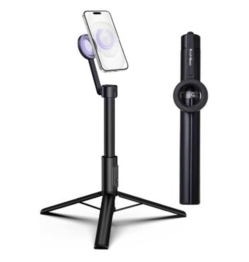 KRAFTGEEK MAGSAFE BLUETOOTH TRIPOD SELFIE STICK 64" BLACK