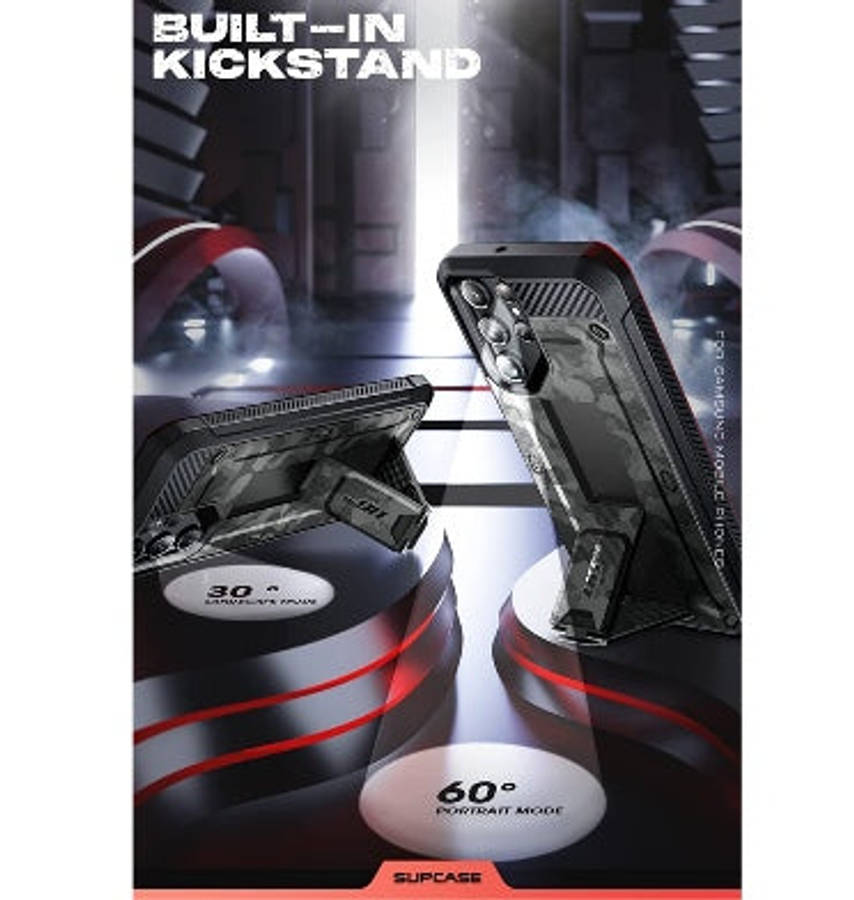 SAMSUNG GALAXY S23 ULTRA FULL BODY RUGGED PROTECTIVE CASE CAMO GRAY | SUPCASE