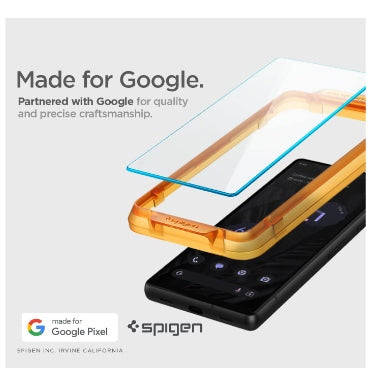 GOOGLE PIXEL 7A PREMIUM TEMPERED GLASS SCREEN PROTECTOR 2PK | SPIGEN