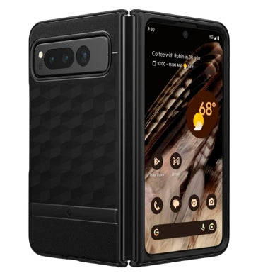 GOOGLE PIXEL FOLD PREMIUM PARALLAX SERIES PROTECTIVE CASE MATTE BLACK | CASEOLOGY