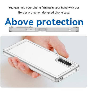 SONY XPERIA 10 V PREMIUM SLIM FLEXIBLE TPU BUMPER CASE CLEAR
