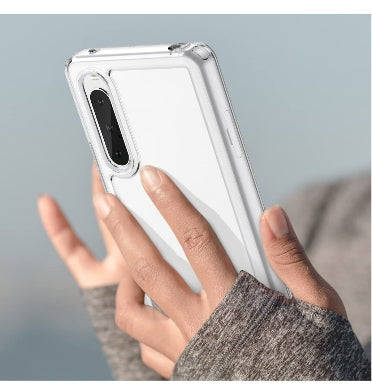 SONY XPERIA 10 V PREMIUM SLIM FLEXIBLE TPU BUMPER CASE CLEAR