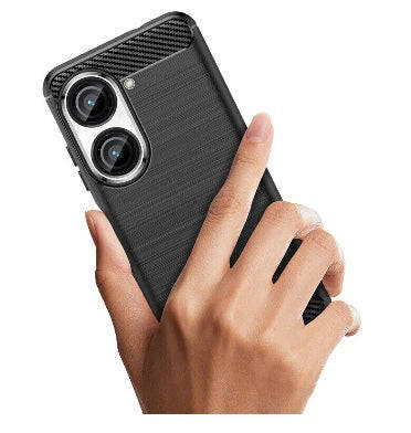ASUS ZENFONE 10 PREMIUM CARBON FIBRE TEXTURED CASE BLACK | CASEWILL