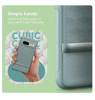 GOOGLE PIXEL 7 PREMIUM PARALLAX SERIES PROTECTIVE CASE SAGE GREEN | CASEOLOGY