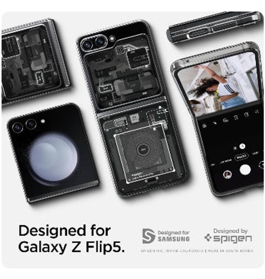 SAMSUNG GALAXY Z FLIP 5 PREMIUM AIRSKIN CASE ZERO ONE | SPIGEN