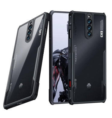 NUBIA RED MAGIC 8 PRO PREMIUM SLIM FIT TPU BUMPER CASE BLACK/CLEAR