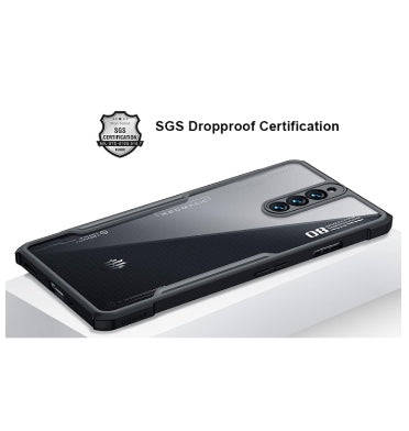 NUBIA RED MAGIC 8 PRO PREMIUM SLIM FIT TPU BUMPER CASE BLACK/CLEAR