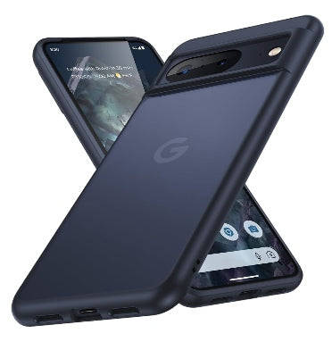 GOOGLE PIXEL 8 PREMIUM SLIM TRANSLUCENT BUMPER CASE MATTE BLACK