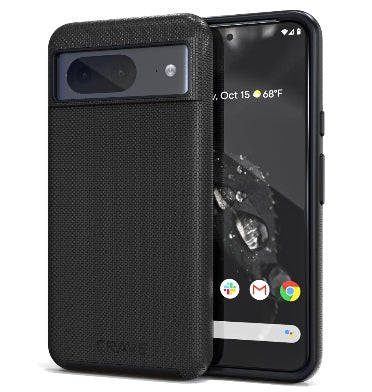 GOOGLE PIXEL 8 PREMIUM DUAL GUARD PROTECTIVE CASE BLACK | CRAVE