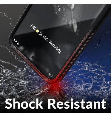 GOOGLE PIXEL 8 PREMIUM DUAL GUARD PROTECTIVE CASE BLACK | CRAVE
