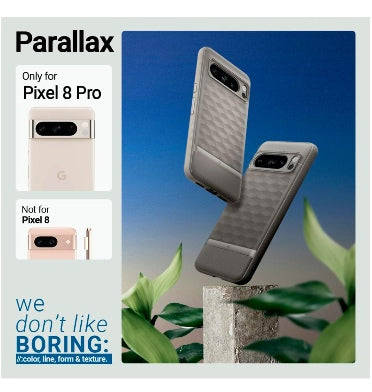 GOOGLE PIXEL 8 PRO PREMIUM PARALLAX SERIES CASE ASH GRAY | CASEOLOGY
