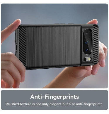 GOOGLE PIXEL 8 PRO PREMIUM SLIM CARBON FIBRE CASE BLACK