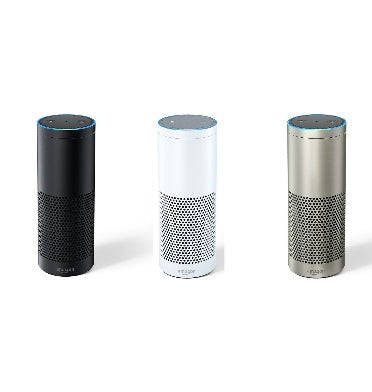 AMAZON ECHO PLUS 2017 WITH BUILT-IN SMART HUB SILVER