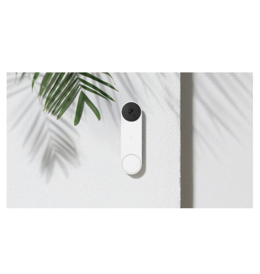 GOOGLE NEST HELLO VIDEO DOORBELL WIRELESS (2021) ASH GRAY