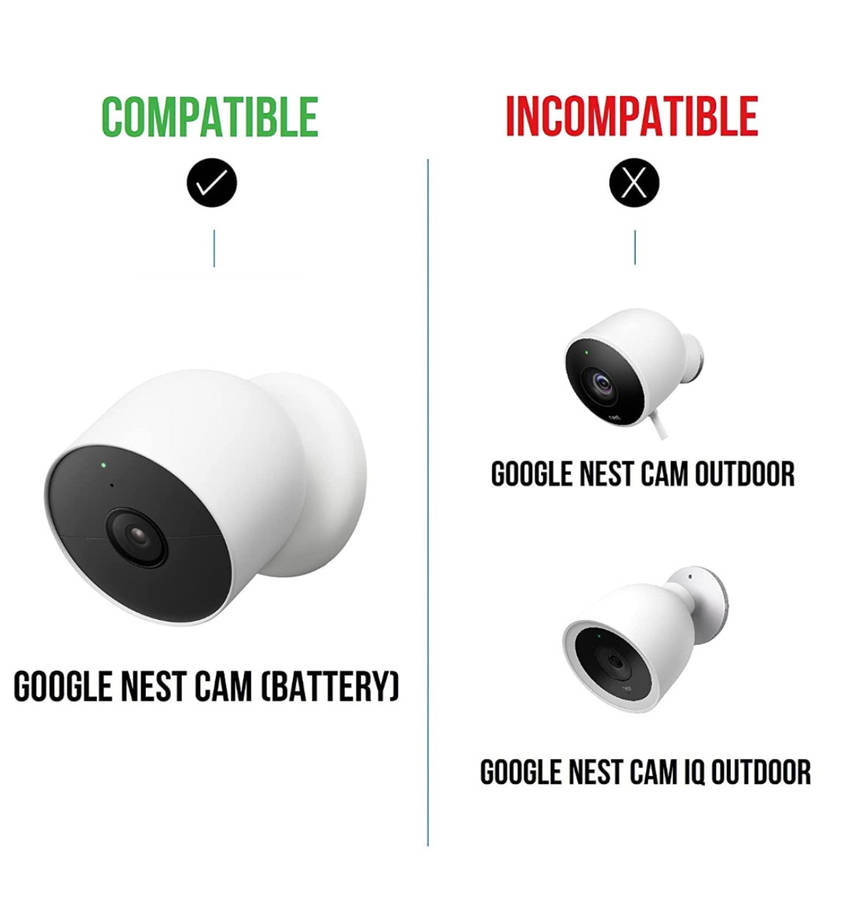 GOOGLE NEST CAM INDOOR/OUTDOOR SECURITY CAMERA WIRELESS ANTI-THEFT MOUNT | WASSERSTEIN