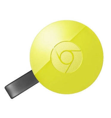 GOOGLE CHROMECAST 2 HDMI STREAMING MEDIA PLAYER (2015) LEMON