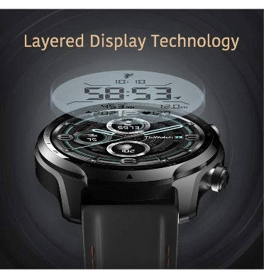 TICWATCH PRO 3 GPS SMARTWATCH SHADOW BLACK