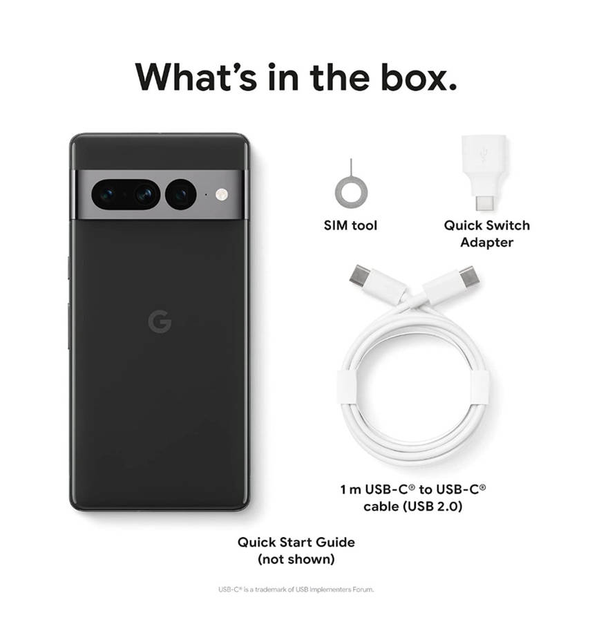 GOOGLE PIXEL 7 PRO 128GB/12GB OBSIDIAN