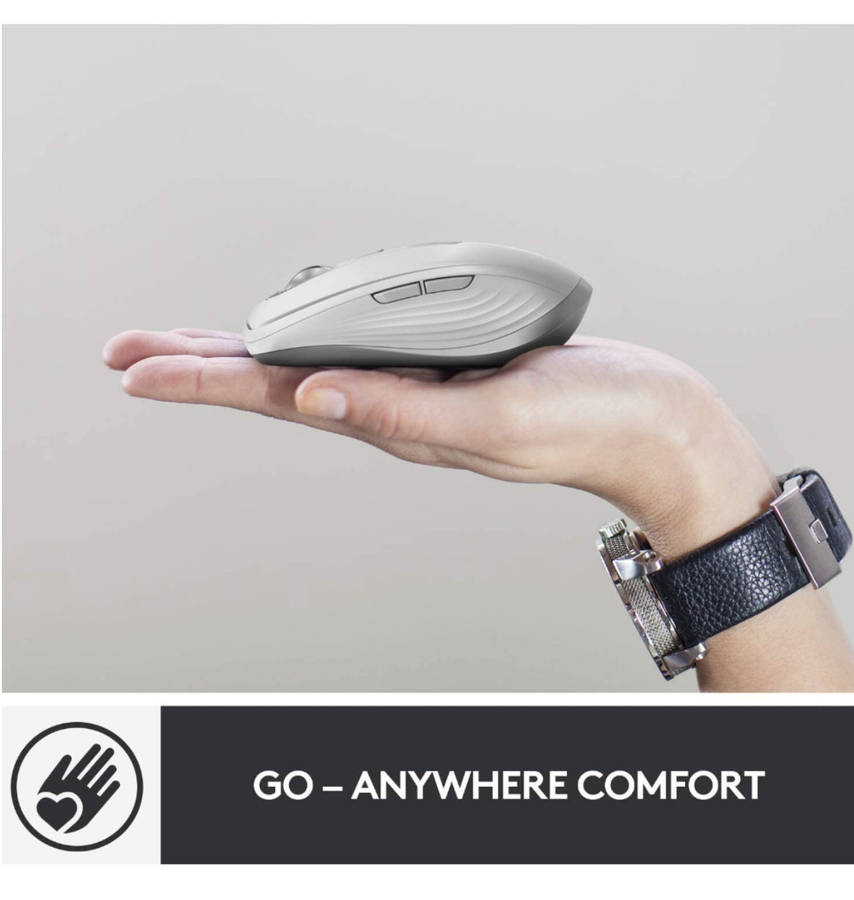 LOGITECH MX ANYWHERE 3 WIRELESS MOUSE MAC EDITION PALE GRAY