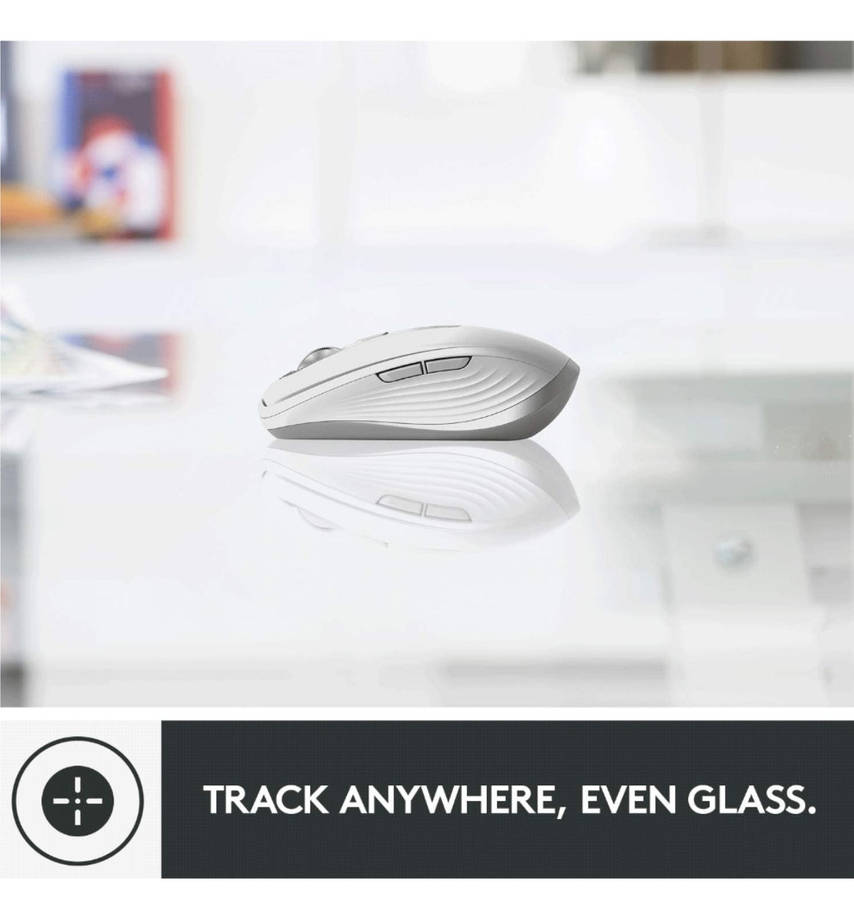LOGITECH MX ANYWHERE 3 WIRELESS MOUSE MAC EDITION PALE GRAY
