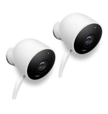 GOOGLE NEST CAM OUTDOOR SECURITY CAMERA 2PK