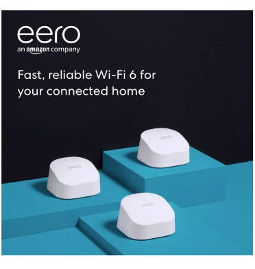 EERO 6 MESH WI-FI ROUTER (2020) 3PK