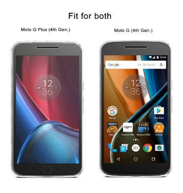 MOTO G PLUS 4TH GEN SLIM TPU CASE CRYSTAL CLEAR 2PK | SPARIN
