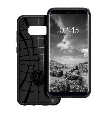 SAMSUNG GALAXY S8 PREMIUM SLIM LIQUID AIR CASE BLACK | SPIGEN