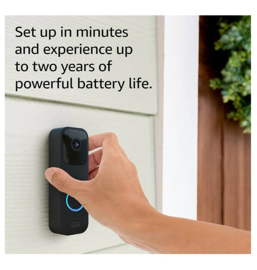 BLINK VIDEO DOORBELL SYSTEM WHITE
