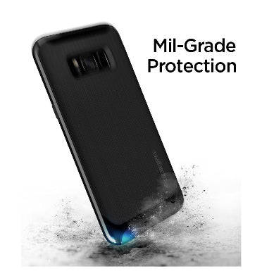 SAMSUNG GALAXY S8+ PLUS PREMIUM NEO HYBRID CASE SHINY BLACK | SPIGEN