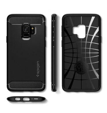 SAMSUNG GALAXY S9+ PREMIUM RUGGED CASE BLACK | SPIGEN