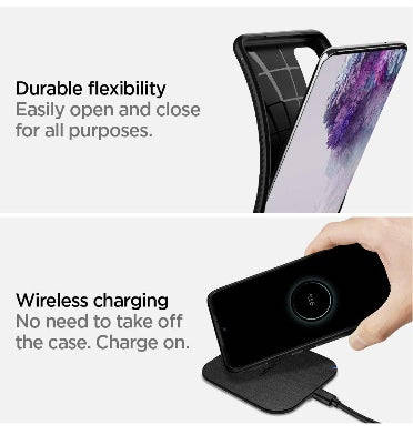 SAMSUNG GALAXY S20 ULTRA PREMIUM RUGGED CASE BLACK | SPIGEN