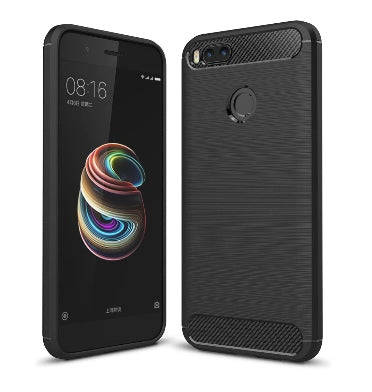 XIAOMI MI A1 SLIM TPU CASE CARBON BLACK