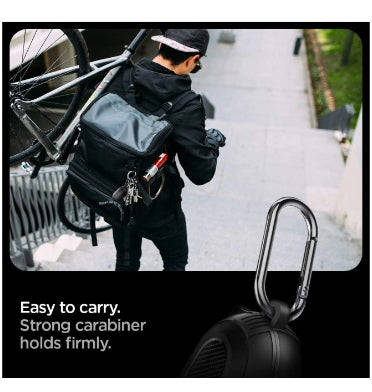 SAMSUNG GALAXY BUDS PREMIUM RUGGED ARMOR CASE BLACK | SPIGEN