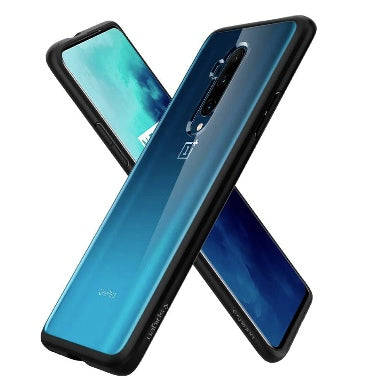 ONEPLUS 7T PRO PREMIUM HYBRID CASE CLEAR/BLACK | SPIGEN