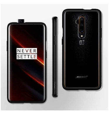 ONEPLUS 7T PRO PREMIUM HYBRID CASE CLEAR/BLACK | SPIGEN